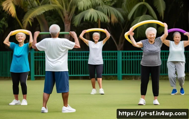 고령자와 함께하는 가족 운동법 관련 이미지 1